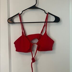 SHEIN Red Bikini Top